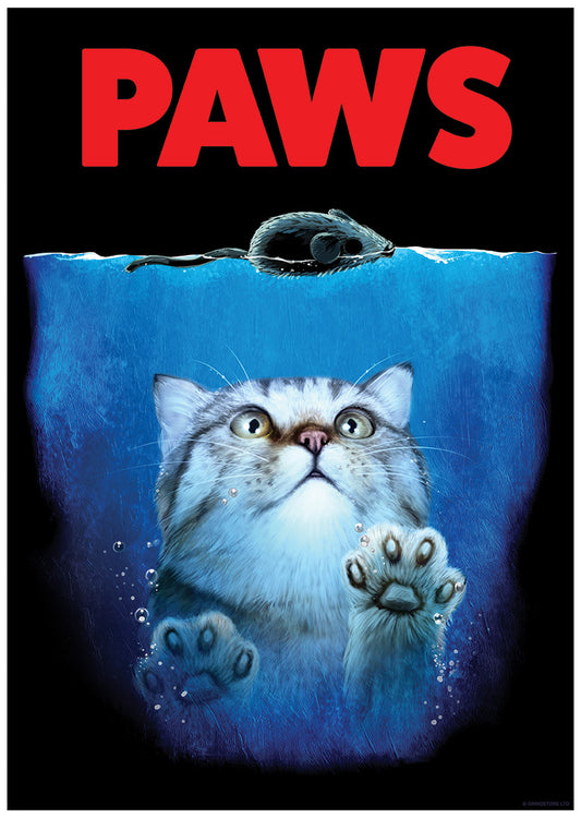 Horror Cats Paws Mini Poster
