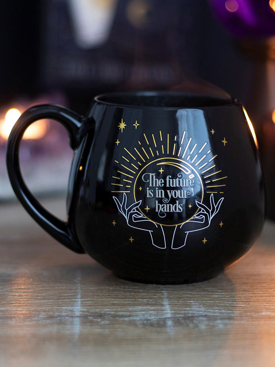 Black Fortune Teller Heat Changing Mug