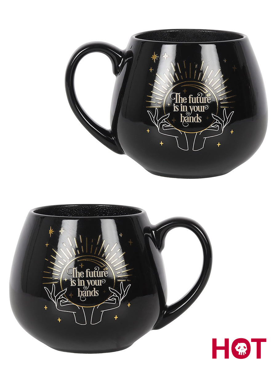 Black Fortune Teller Heat Changing Mug