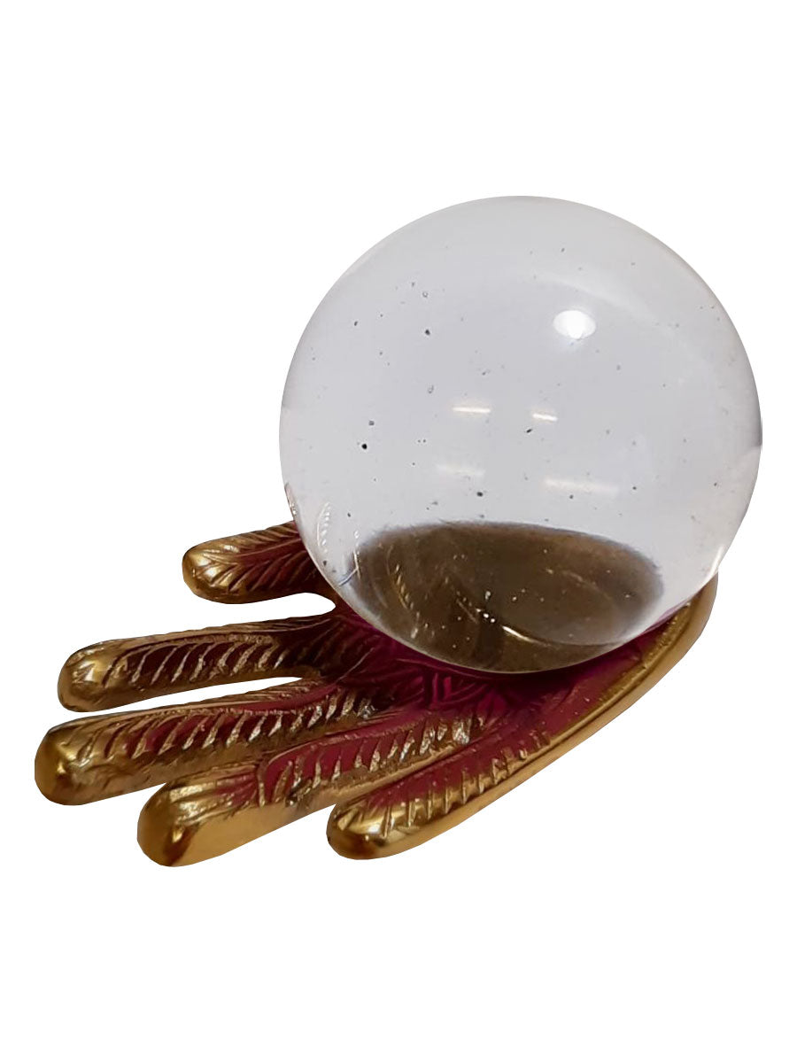 Temerity Jones Spiritual Hand With Clear Crystal Ball