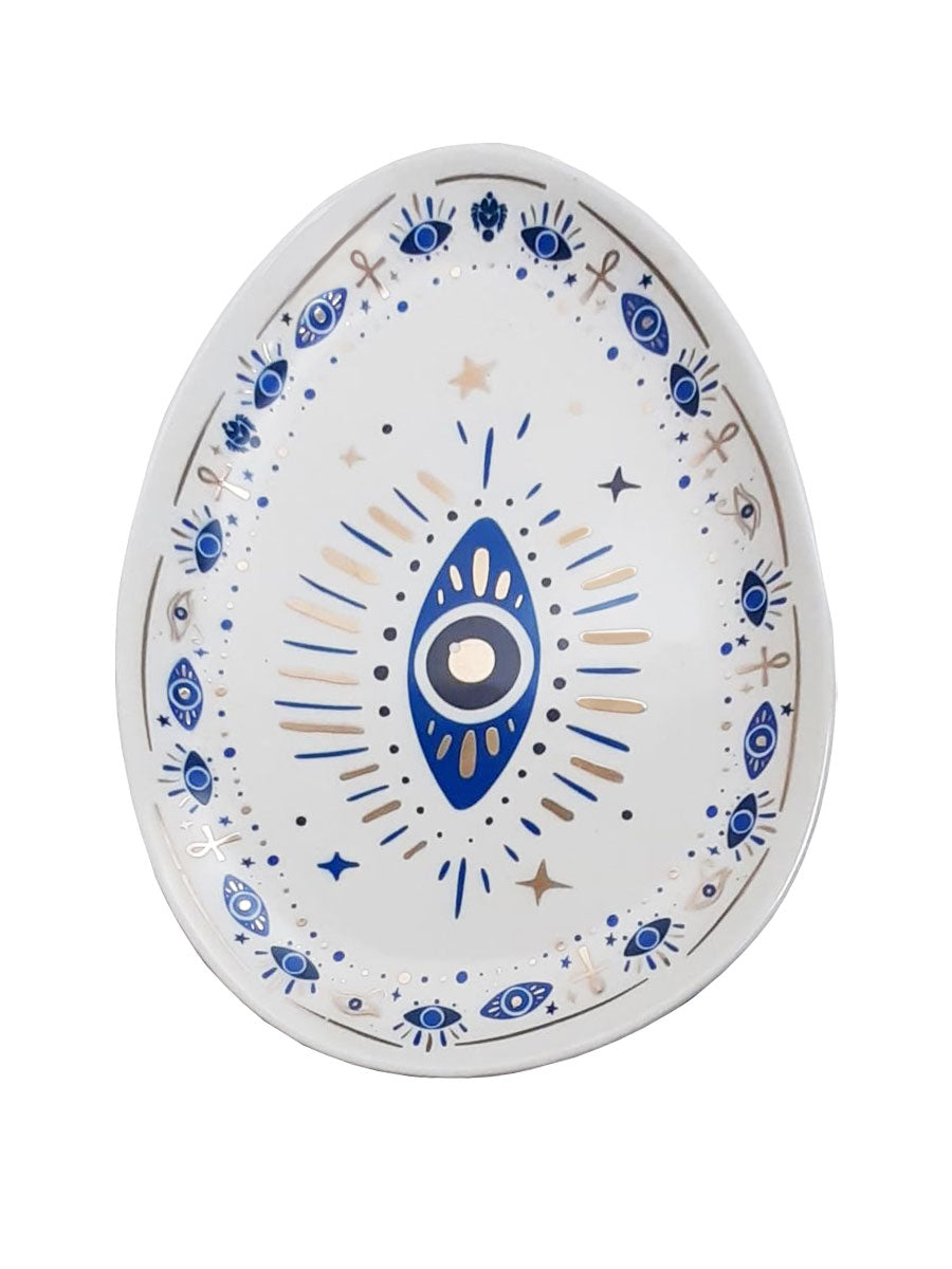 Temerity Jones Blue Evil Eye Trinket Tray