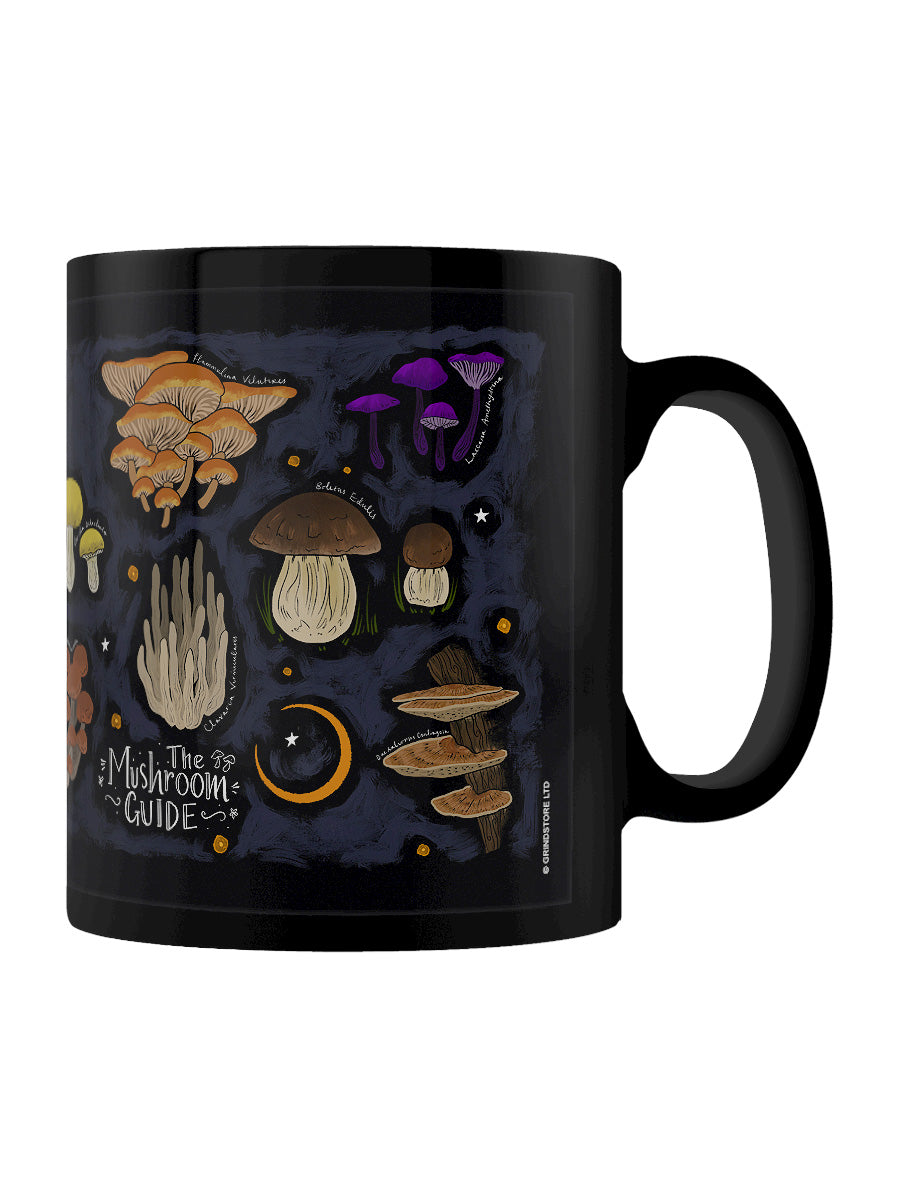 The Mushroom Guide Black Mug