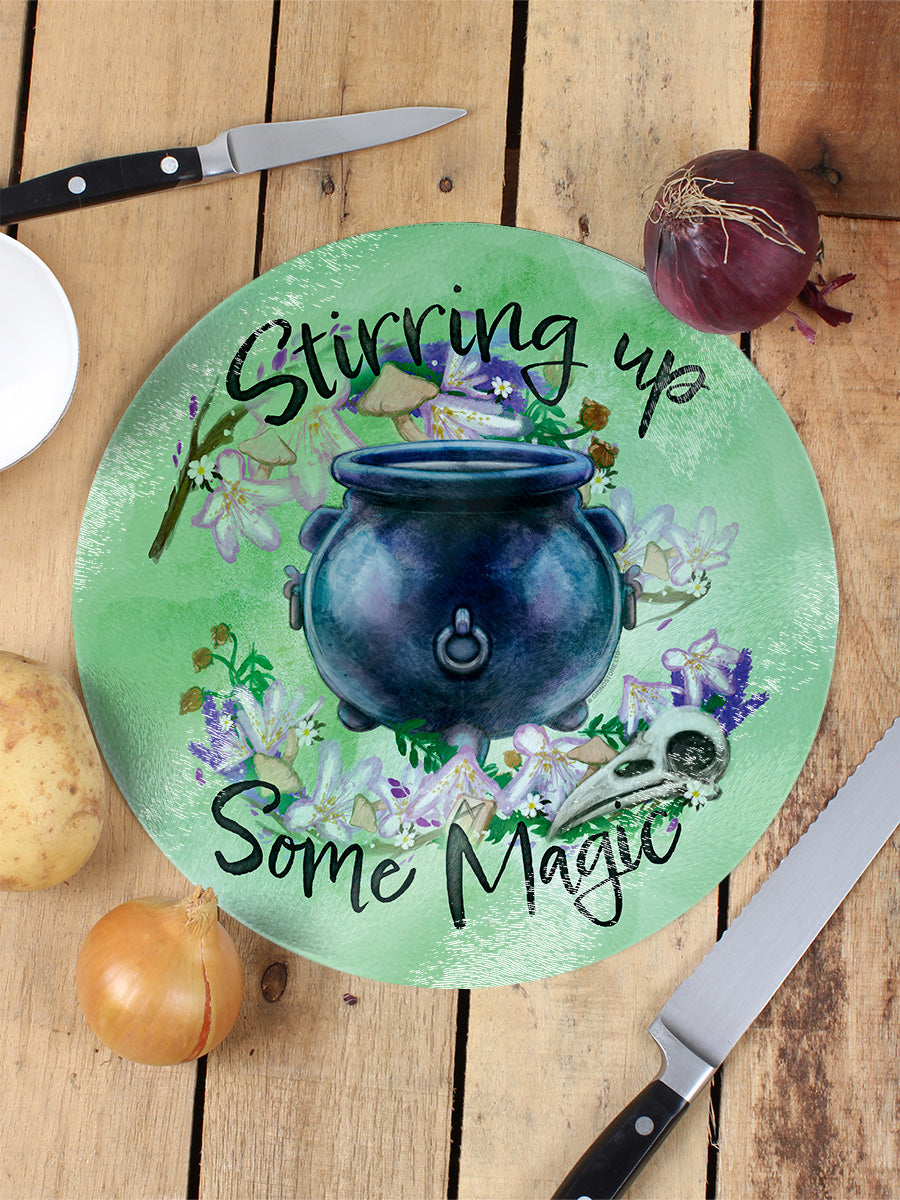 Stirring Up Some Magic Circular Chopping Board