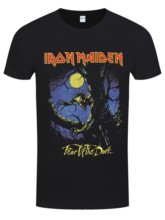 Iron Maiden Fear of the Dark Moonlight Men's Black T-Shirt