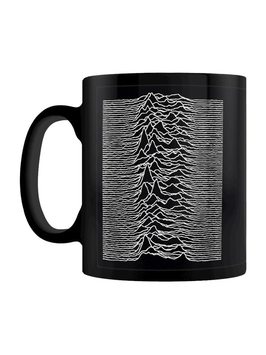 Joy Division Unknown Pleasures Waveforms Black Coffee Mug