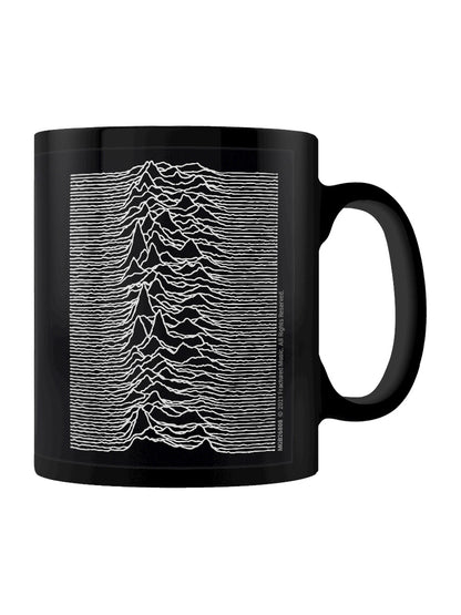 Joy Division Unknown Pleasures Waveforms Black Coffee Mug