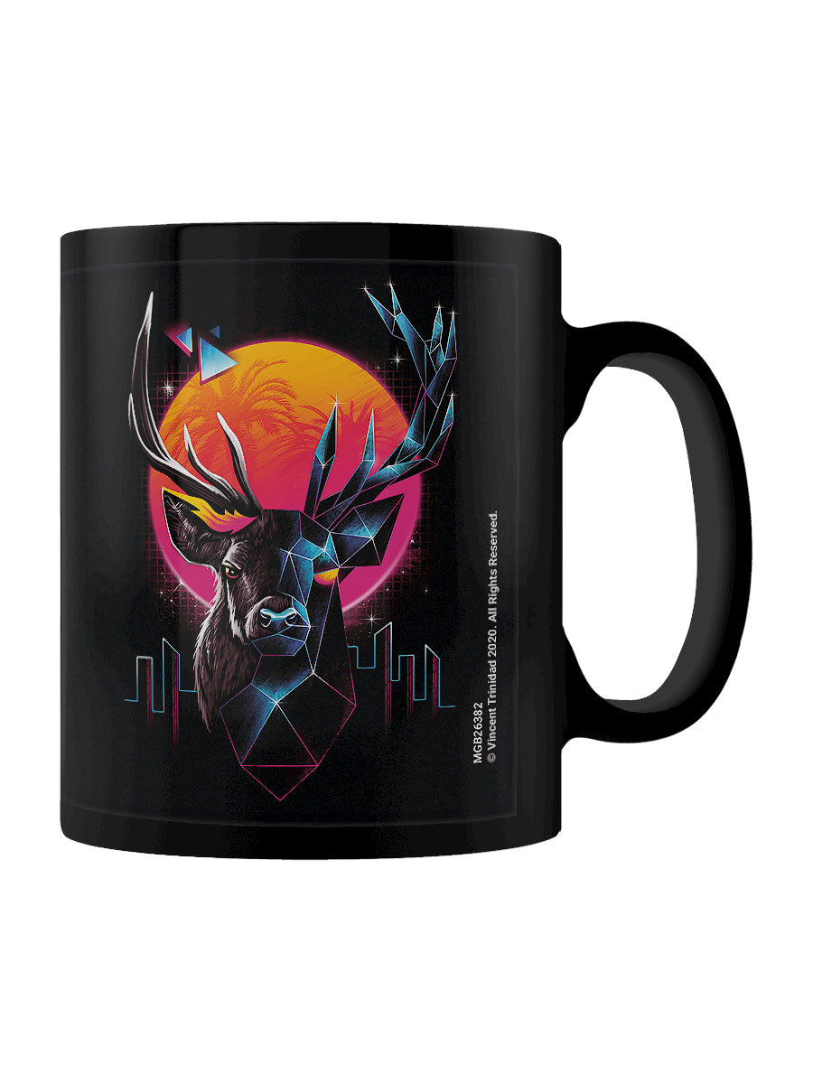 Vincent Trinidad Rad Stag Black Coffee Mug