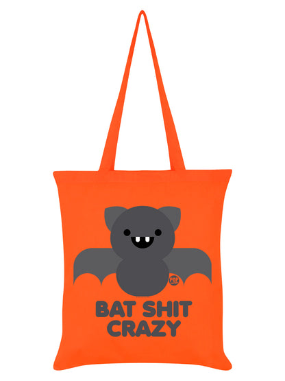 Pop Factory Bat Shit Crazy Orange Tote Bag
