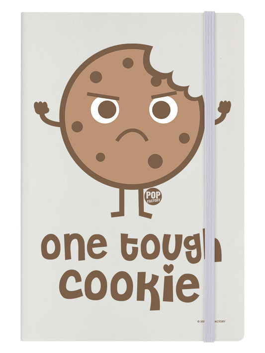 Pop Factory One Tough Cookie Cream A5 Hard Cover Notebook