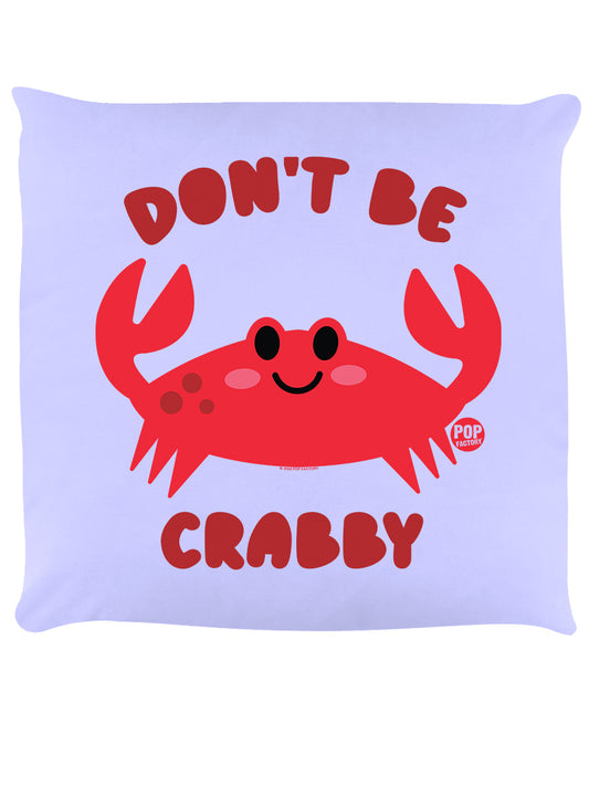 Pop Factory Don't Be Crabby Lilac Cushion
