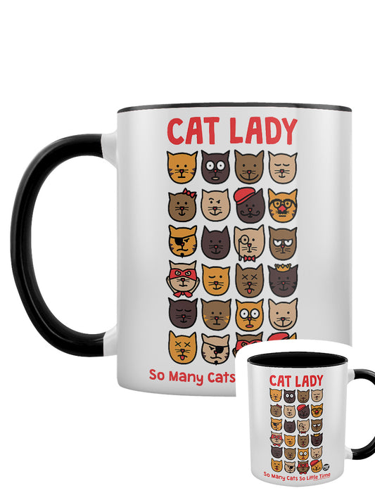 Pop Factory Cat Lady Black Inner 2-Tone Mug