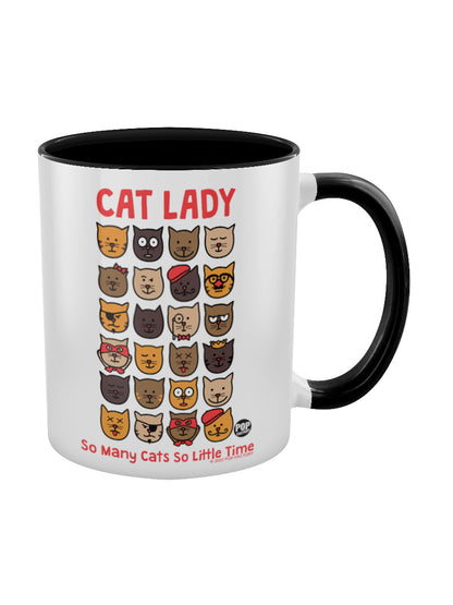 Pop Factory Cat Lady Black Inner 2-Tone Mug