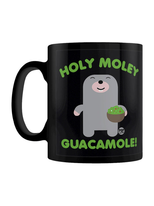 Pop Factory Holy Moley Guacamole! Black Mug