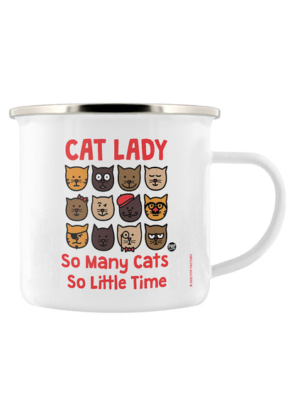 Pop Factory Cat Lady Enamel Mug