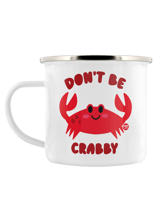 Pop Factory Don't Be Crabby Enamel Mug