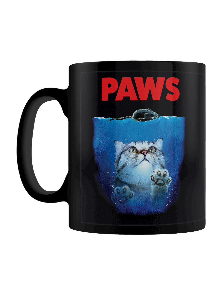 Horror Cats Paws Black Mug