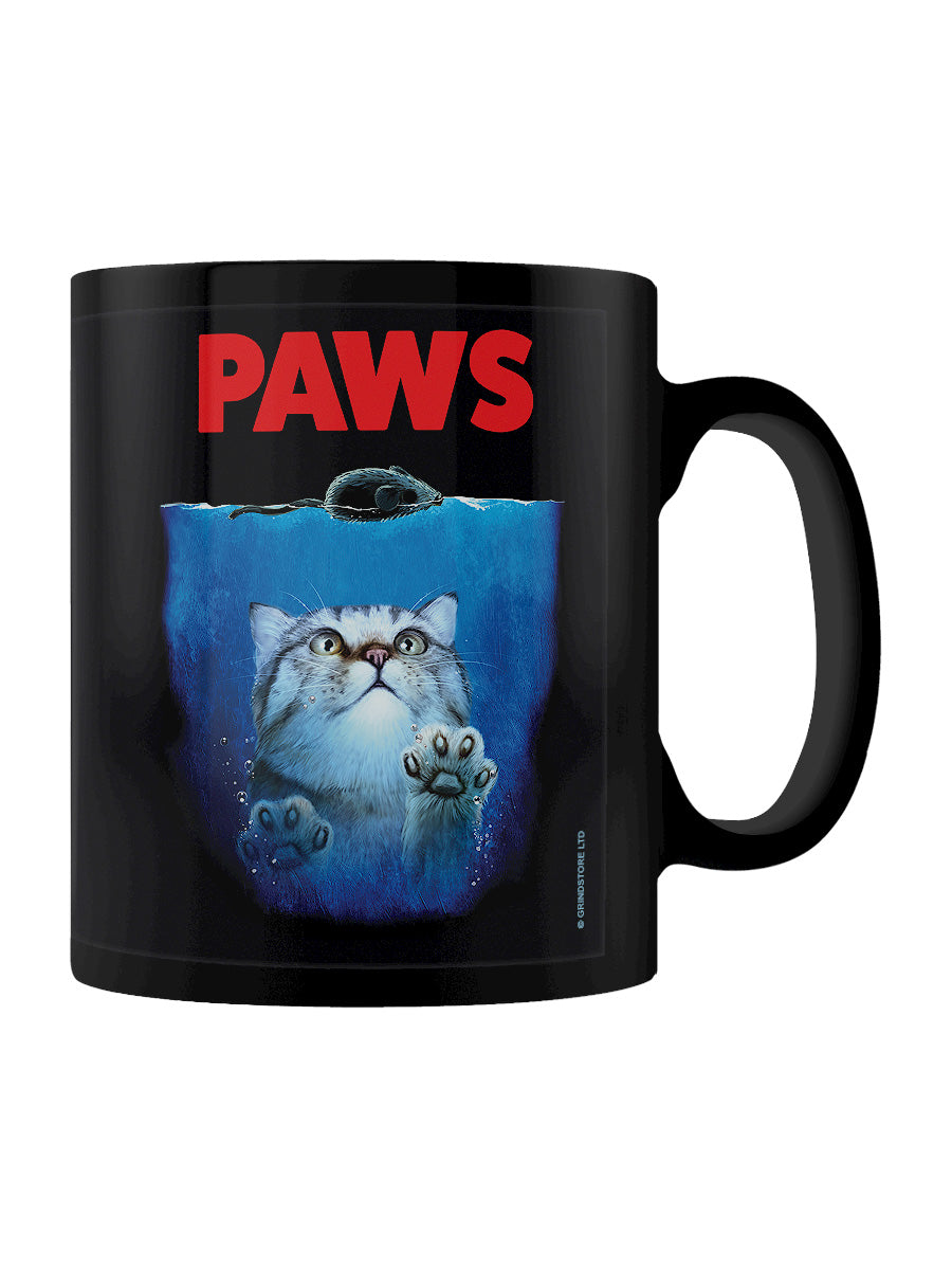 Horror Cats Paws Black Mug