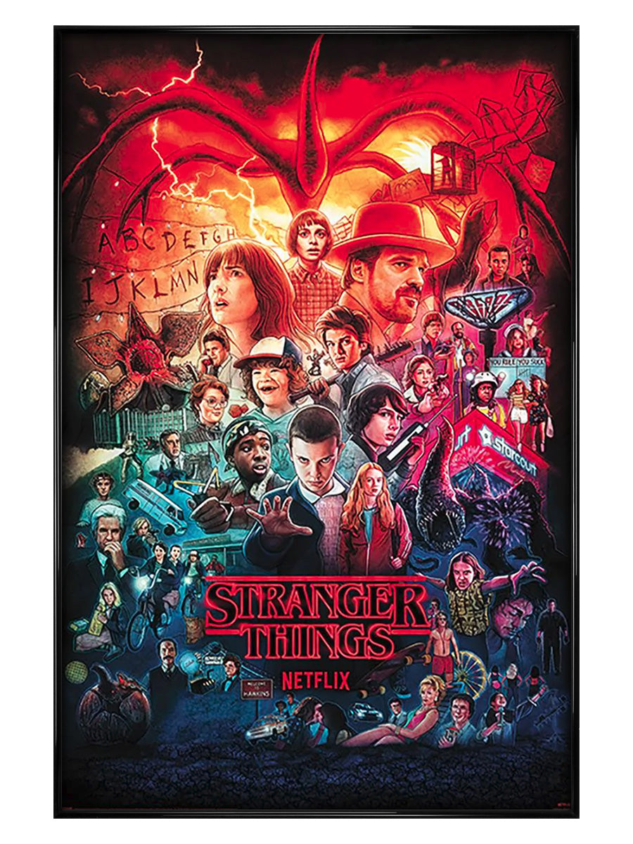 Stranger Things Seasons Montage Maxi Poster