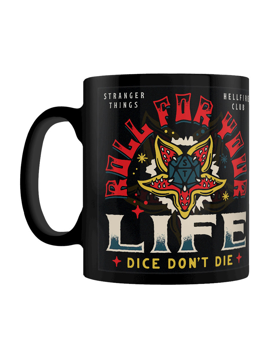 Stranger Things 4 Hellfire Club Black Mug