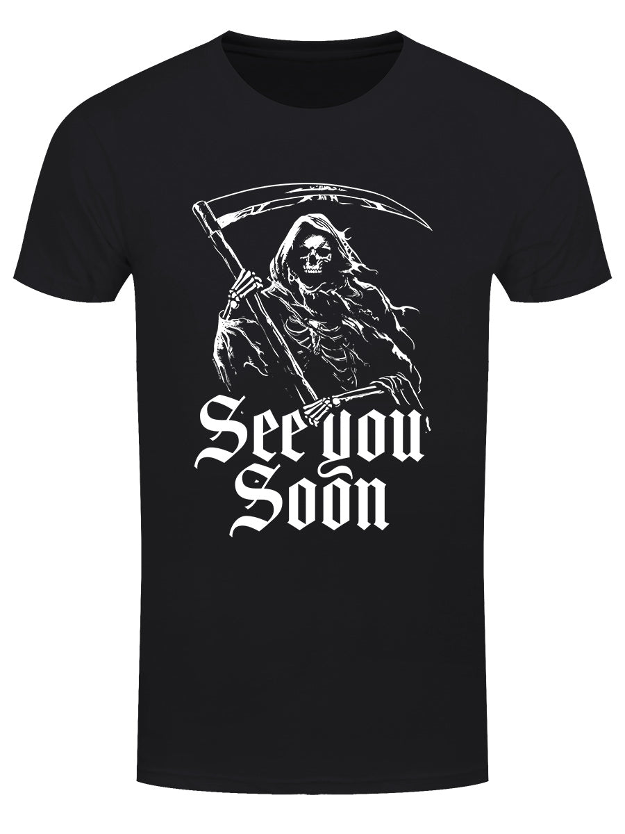 Reaper See You Soon Men's Black T-Shirt