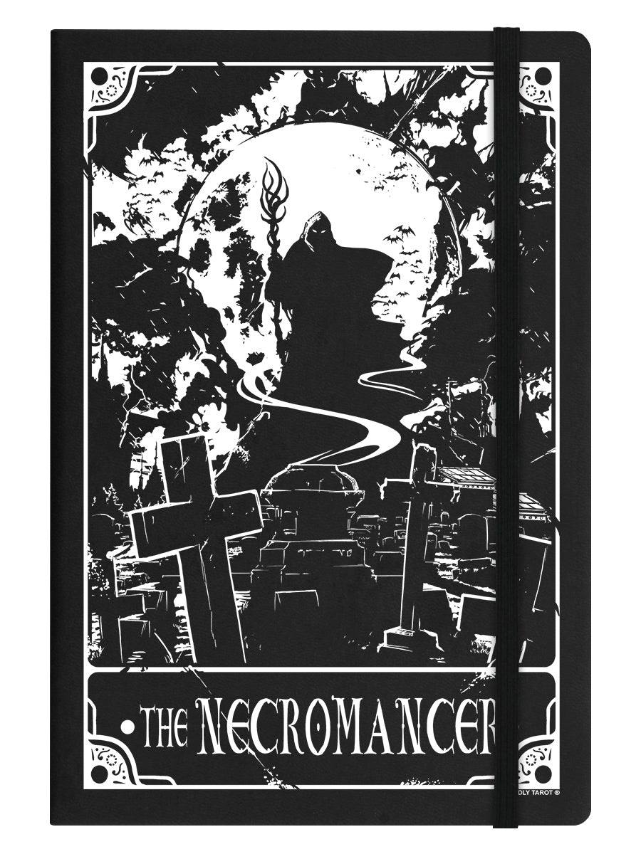 Deadly Tarot The Necromancer Black A5 Hard Cover Notebook