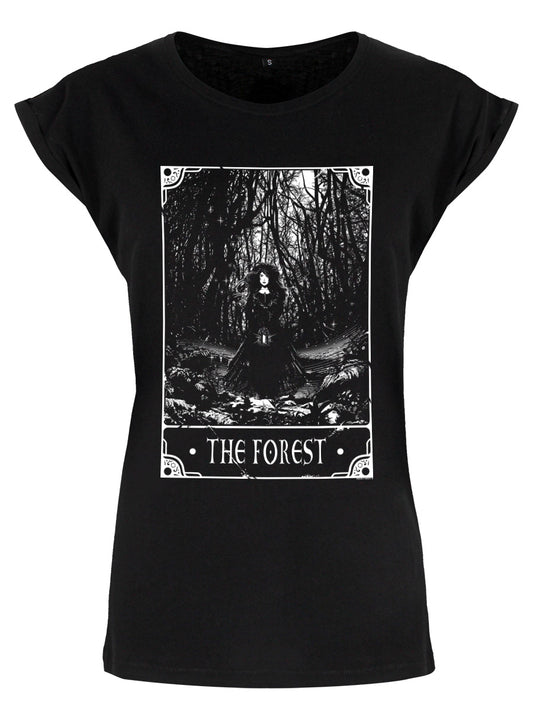 Deadly Tarot - The Forest Ladies Premium Black T-Shirt