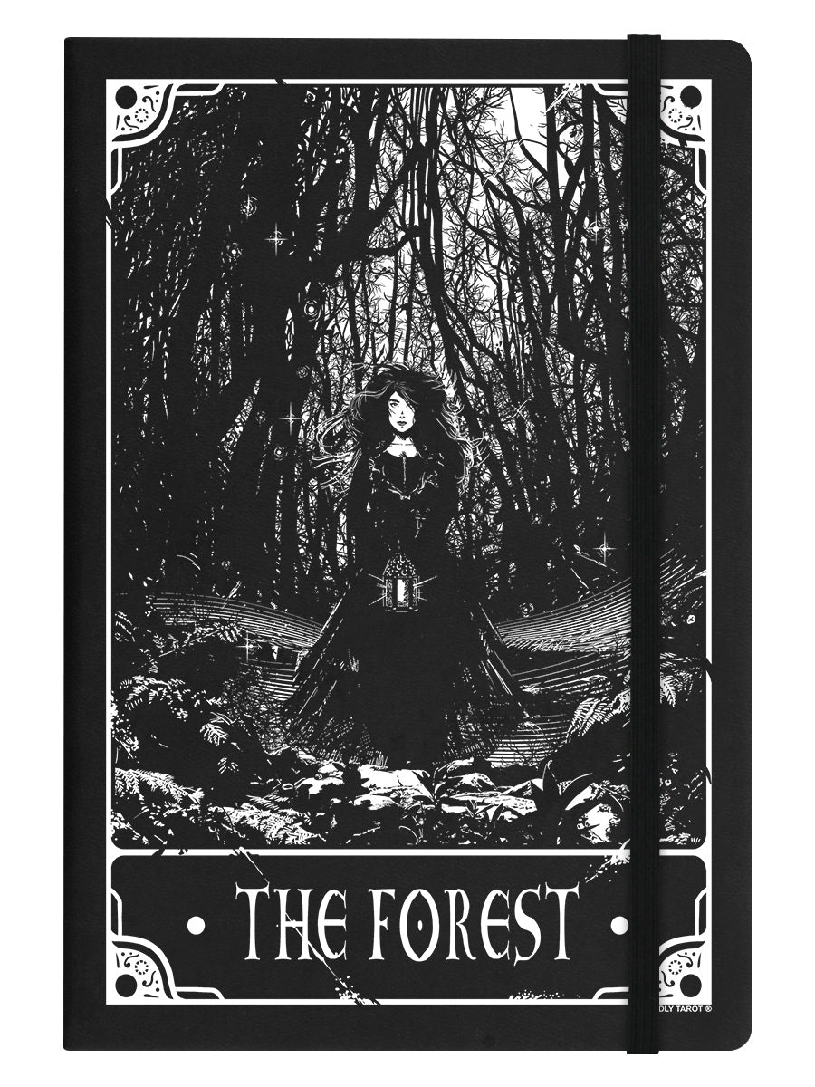 Deadly Tarot The Forest Black A5 Hard Cover Notebook