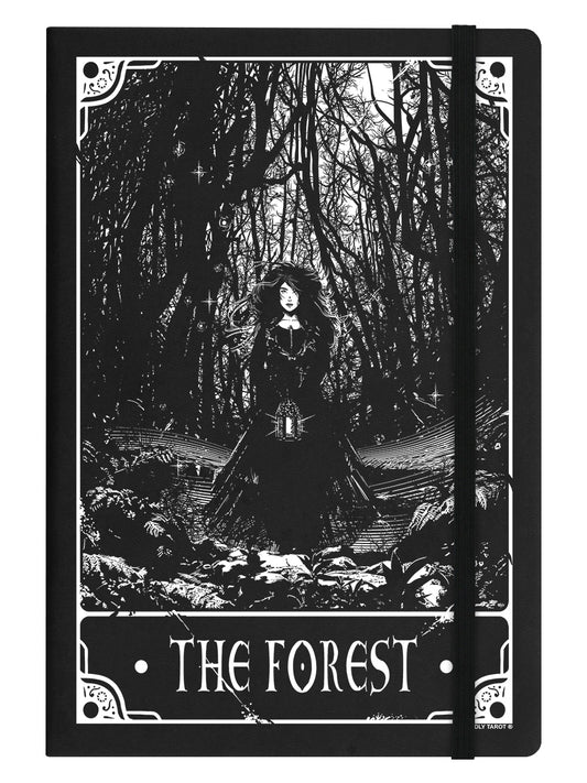 Deadly Tarot The Forest Black A5 Hard Cover Notebook