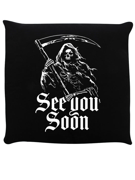 Reaper See You Soon Black Cushion