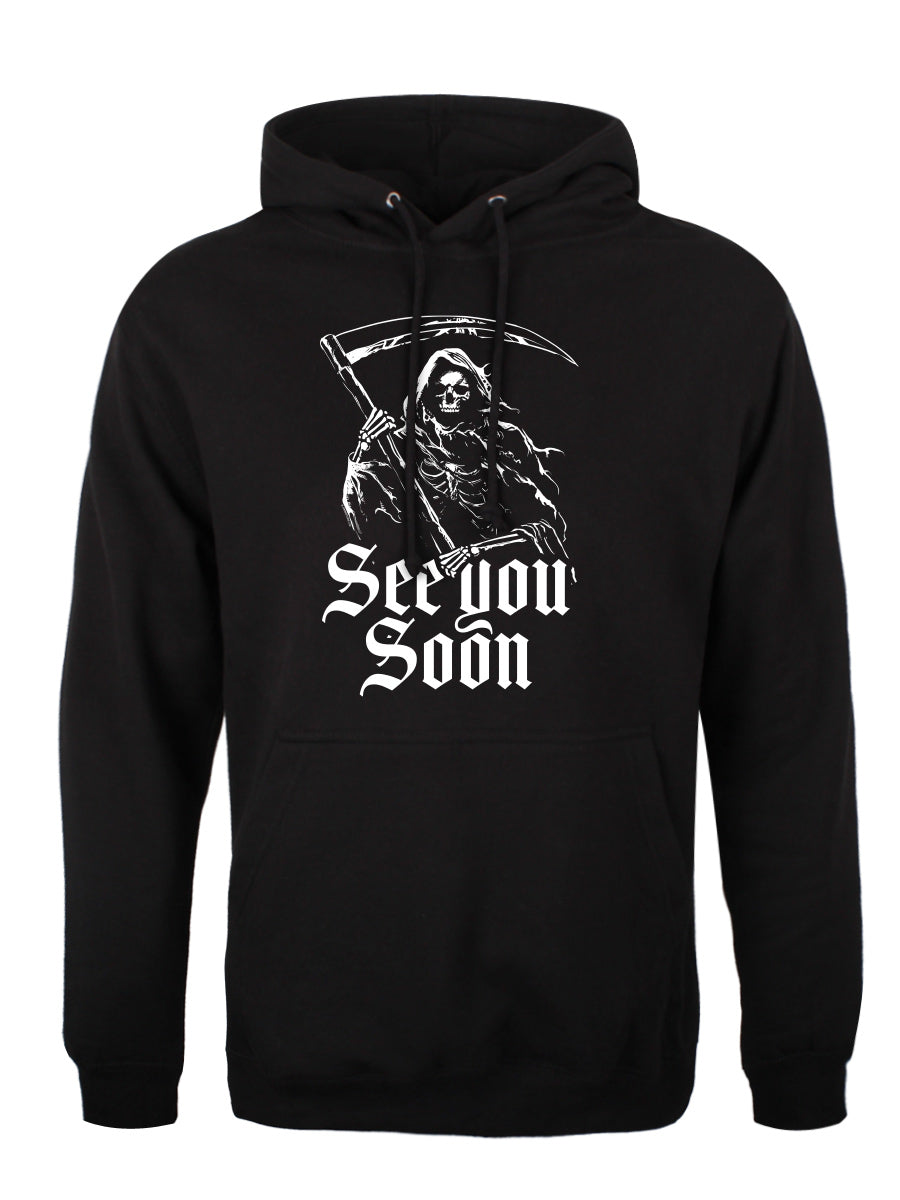 Reaper See You Soon Men's Black Hoodie