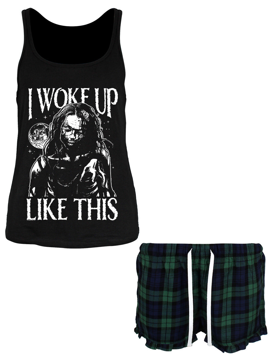 Zombie I Woke Up Like This Ladies Short Pyjama Set