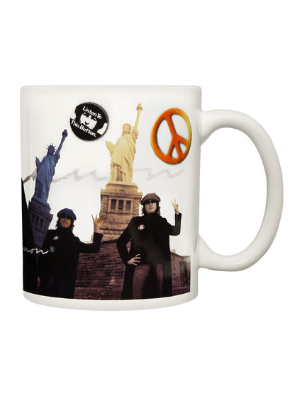 John Lennon Peace & Liberty Mug
