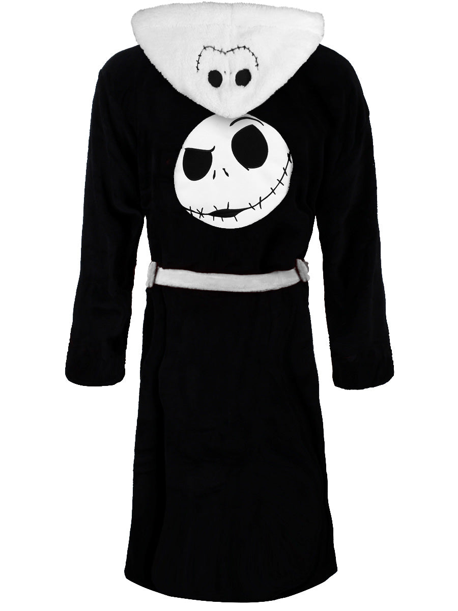 The Nightmare Before Christmas Jack Skellington Black Bathrobe