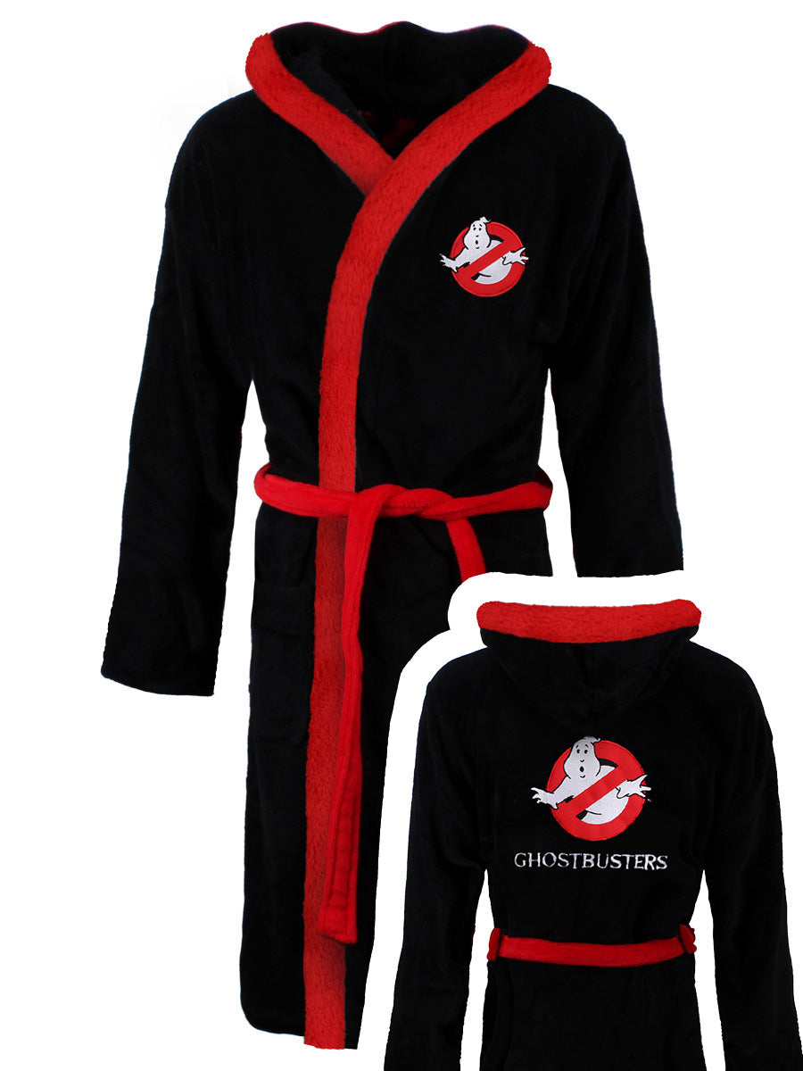 Ghostbusters Logo Black Bathrobe