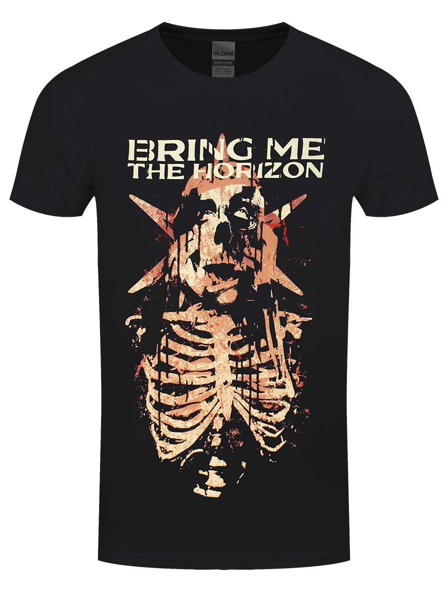 Bring Me The Horizon Skull Muss Men's Black T-Shirt