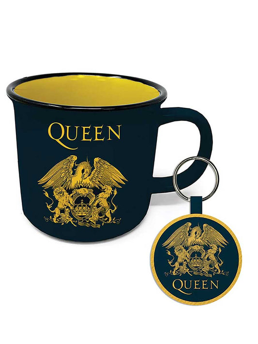 Queen Crest Campfire Mug Set