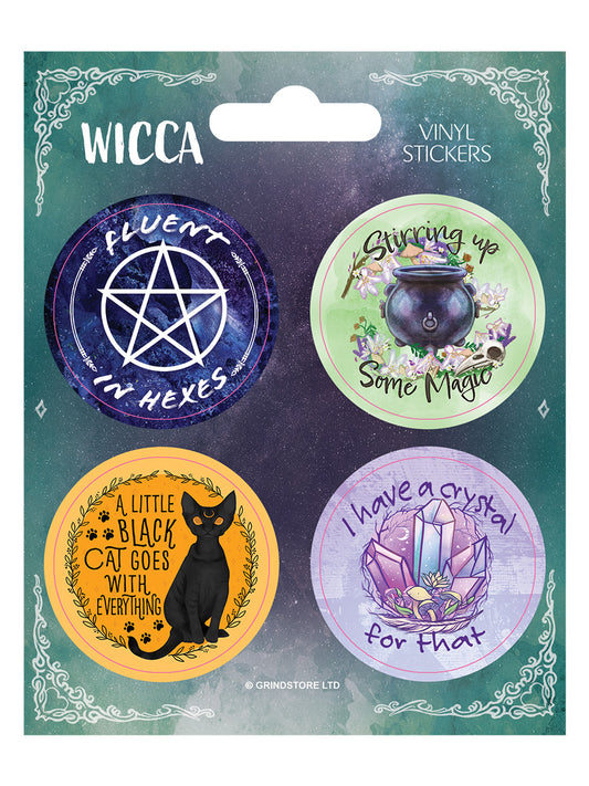 Wicca Vinyl Sticker Set