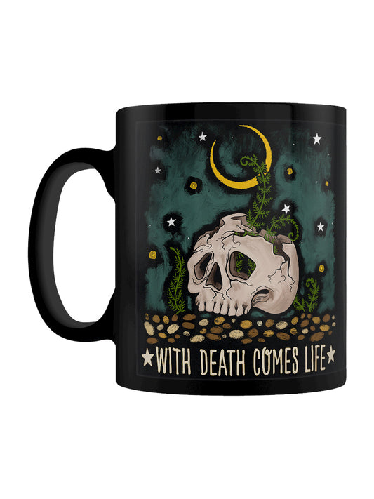 Natural World With Death Comes Life Black Mug