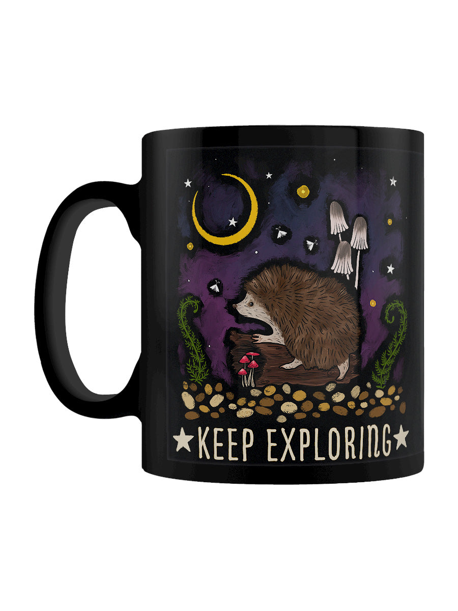 Adventure Awaits Keep Exploring Black Mug