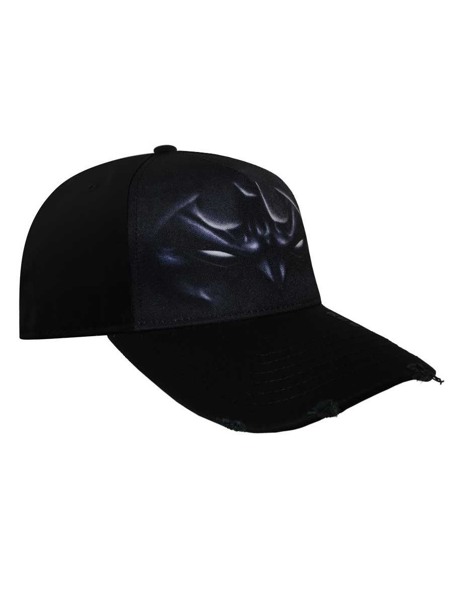 Spiral Batman Eyes Logo Distress Baseball Cap