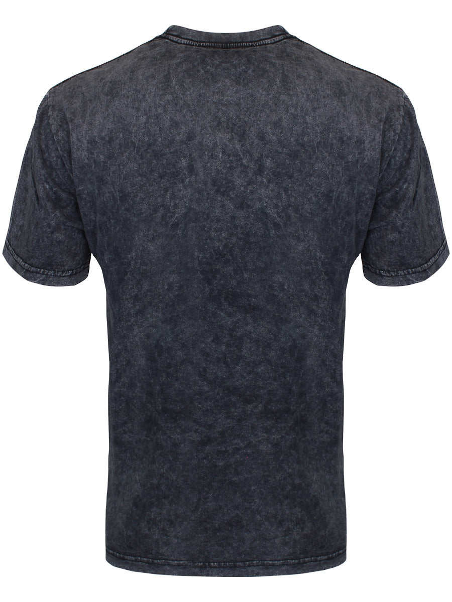 Spiral Coyote Missed The Spot Men's Acid Wash T-Shirt