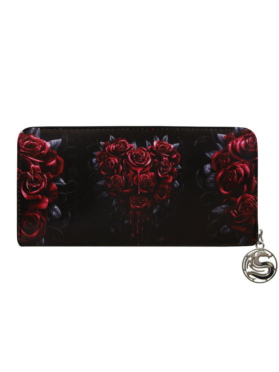 Spiral Bleeding Heart Clutch Bag