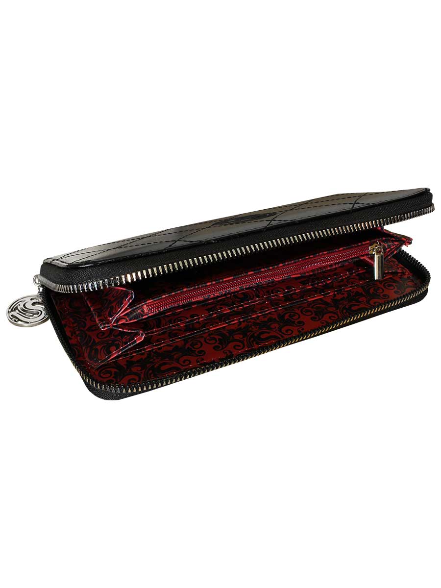 Spiral Bleeding Heart Clutch Bag