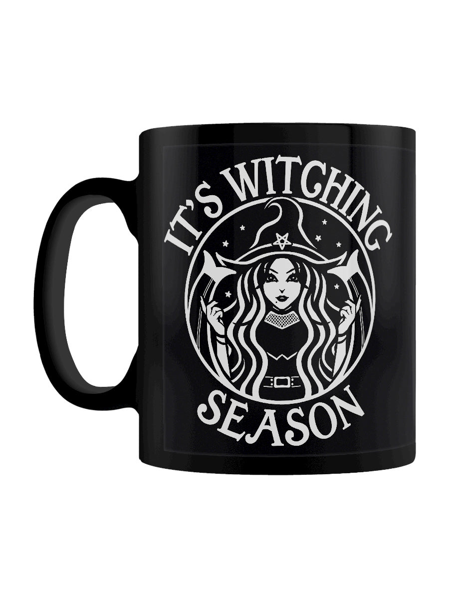 It's Witching Season Black Mug