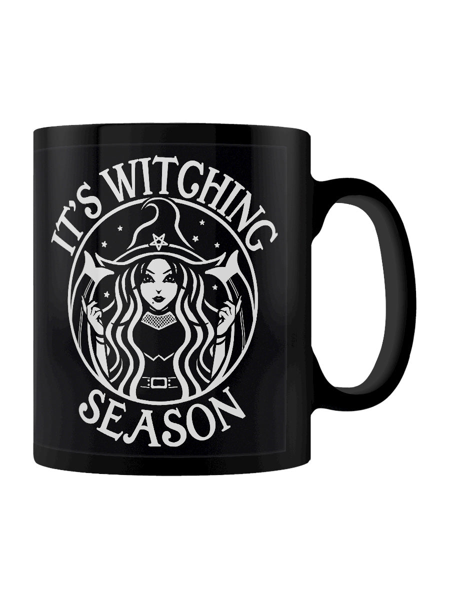 It's Witching Season Black Mug