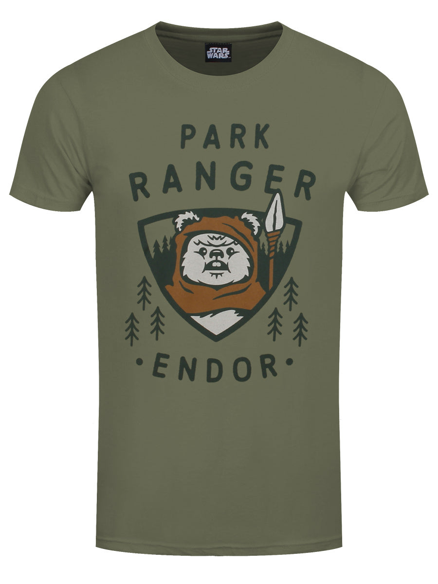 Star Wars Endor Park Ranger Men's Green T-Shirt