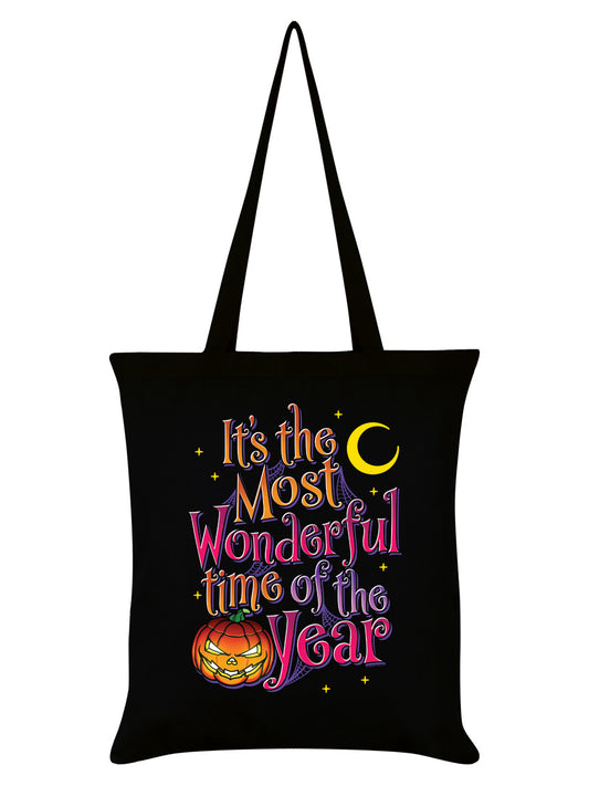 It's The Most Wonderful Time Of The Year Black Tote Bag