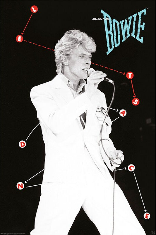 David Bowie Let's Dance Maxi Poster