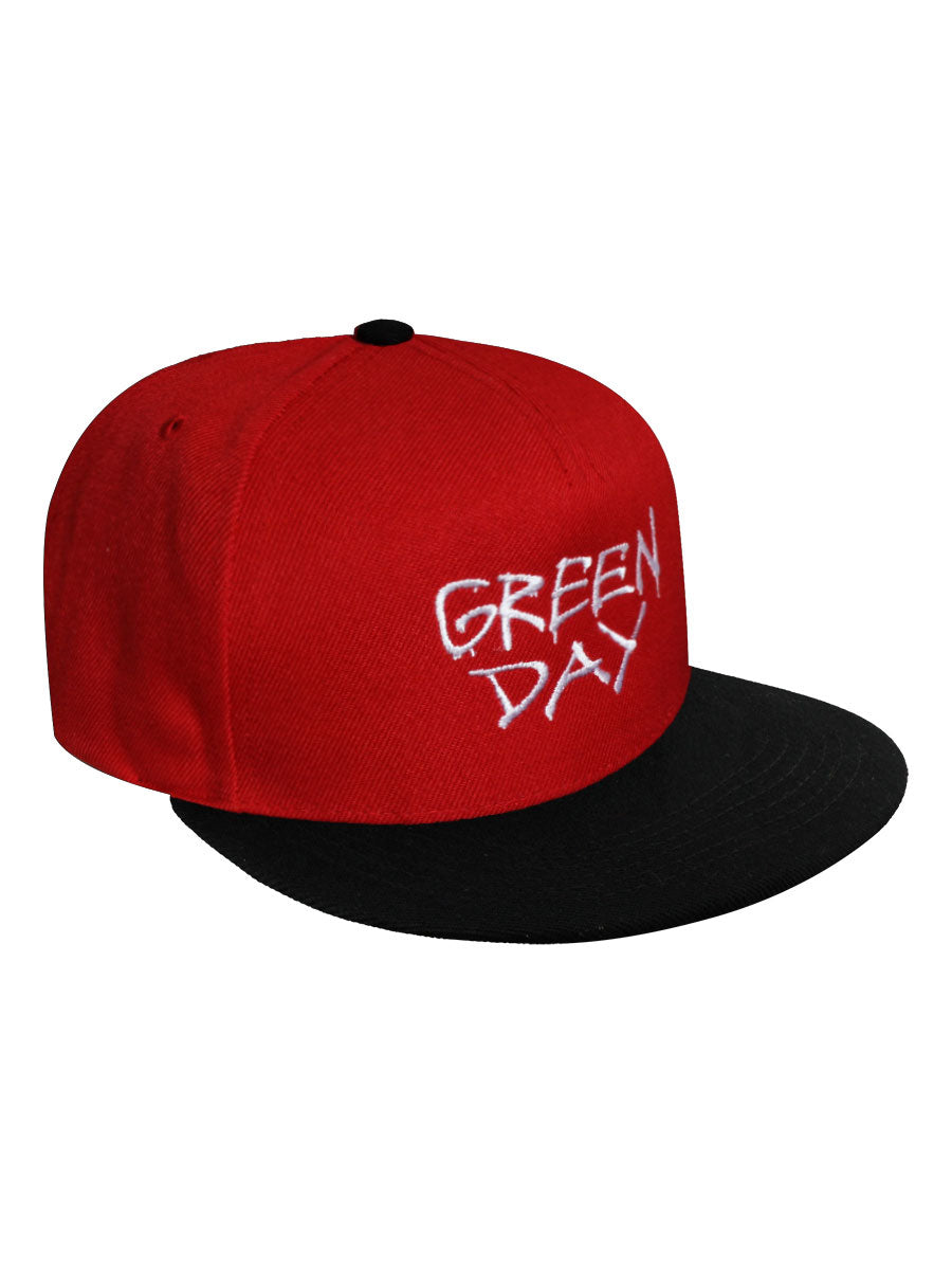 Green Day Radio Hat Red Snapback Cap