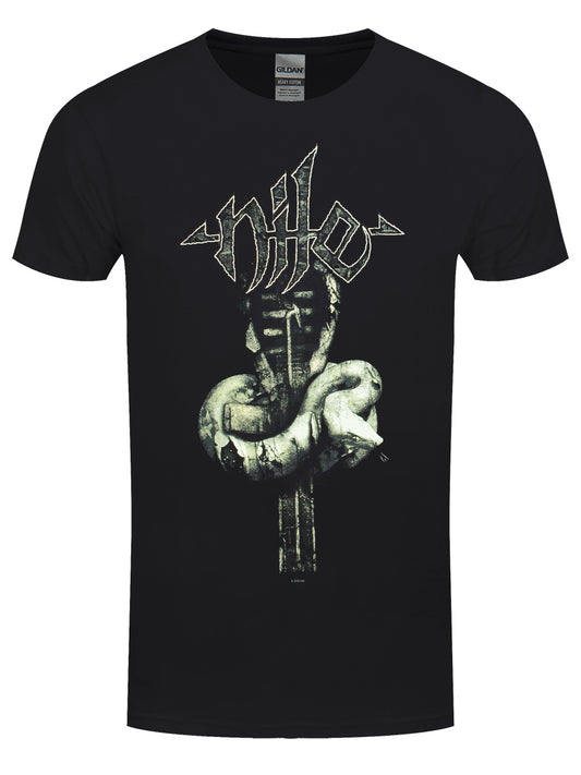 Nile Darkened Shrines Men's Black T-Shirt